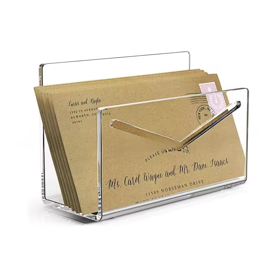 Mail Organizer Acrylic Desk Le - Desk Setup Organization reseña y precio