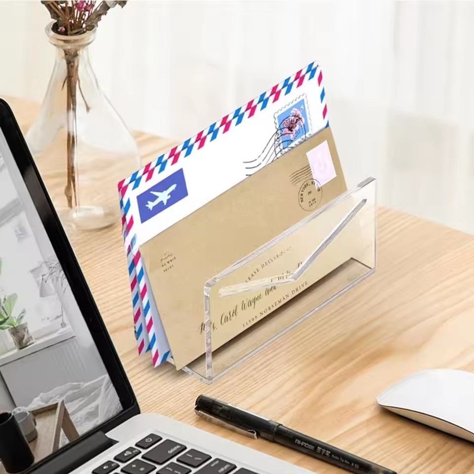 Mail Organizer Acrylic Desk Le - Desk Setup Organization reseña y precio