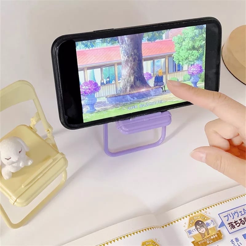 Cute Chair Phone Holder Stand  - Desk Setup Organization reseña y precio