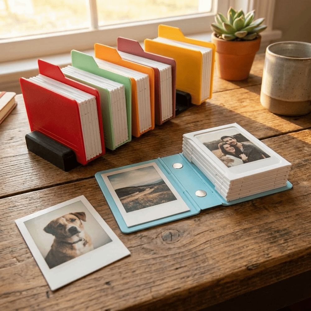 Creative Plastic Foldable Phot - Desk Setup Photo reseña y precio
