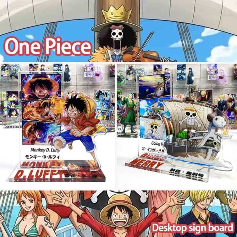 2026 One Piece Luffy Nami acry - Desk Setup Design reseña y precio