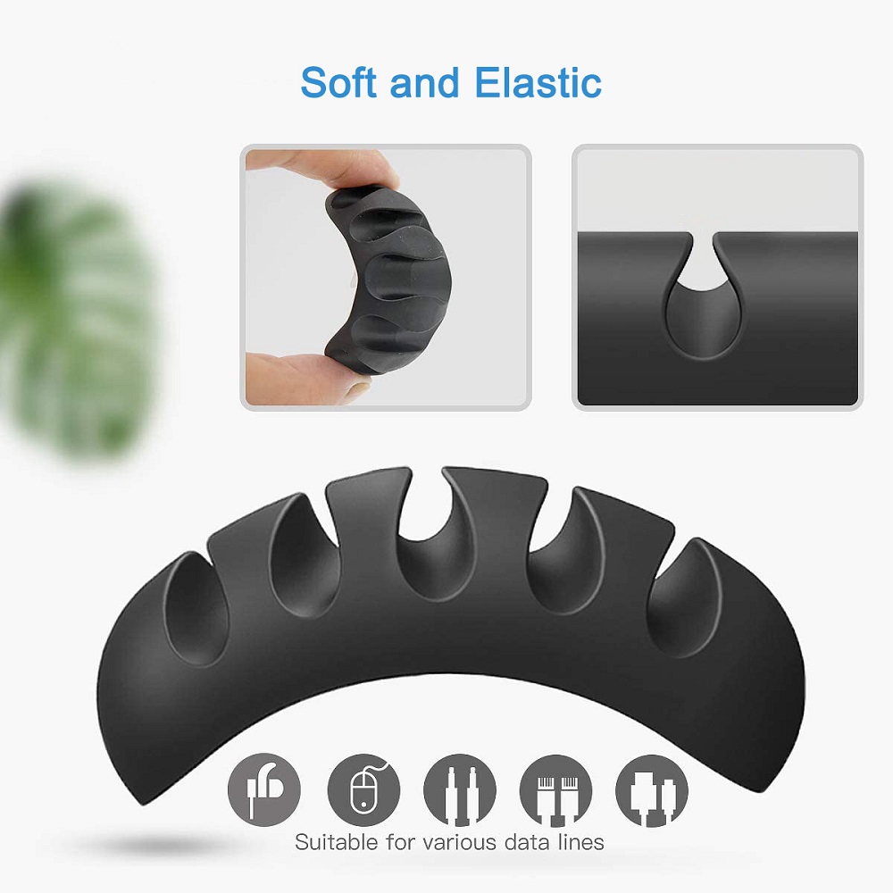 Cable Organizer Silicone Cable - Headphone Hook Under reseña y precio