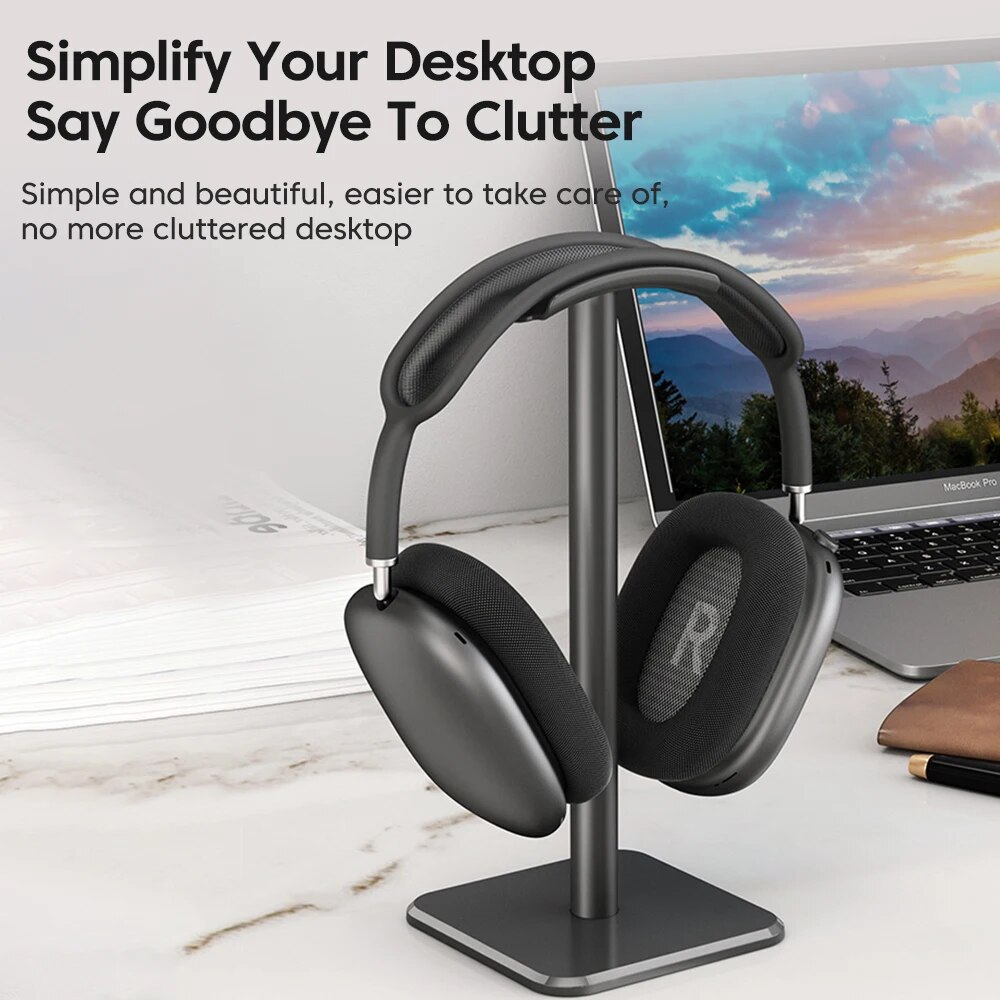 Universal Headphone Stand Alum - Headphone Hook Under reseña y precio