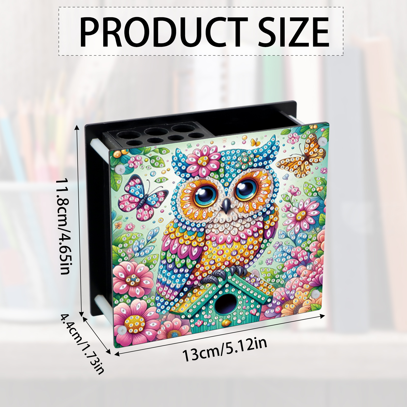 2Pcs Pen Holder Diamond Art Pa - Desk Setup Organization reseña y precio