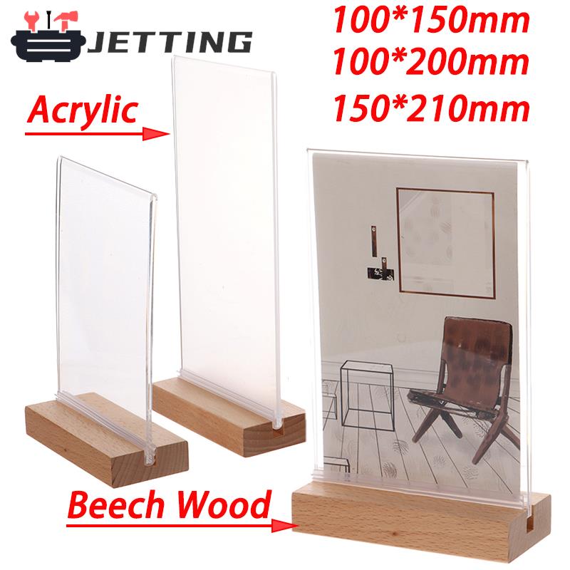 3 Size Transparent Acrylic Fra - Desk Setup Photo reseña y precio