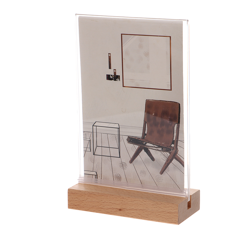 3 Size Transparent Acrylic Fra - Desk Setup Photo reseña y precio