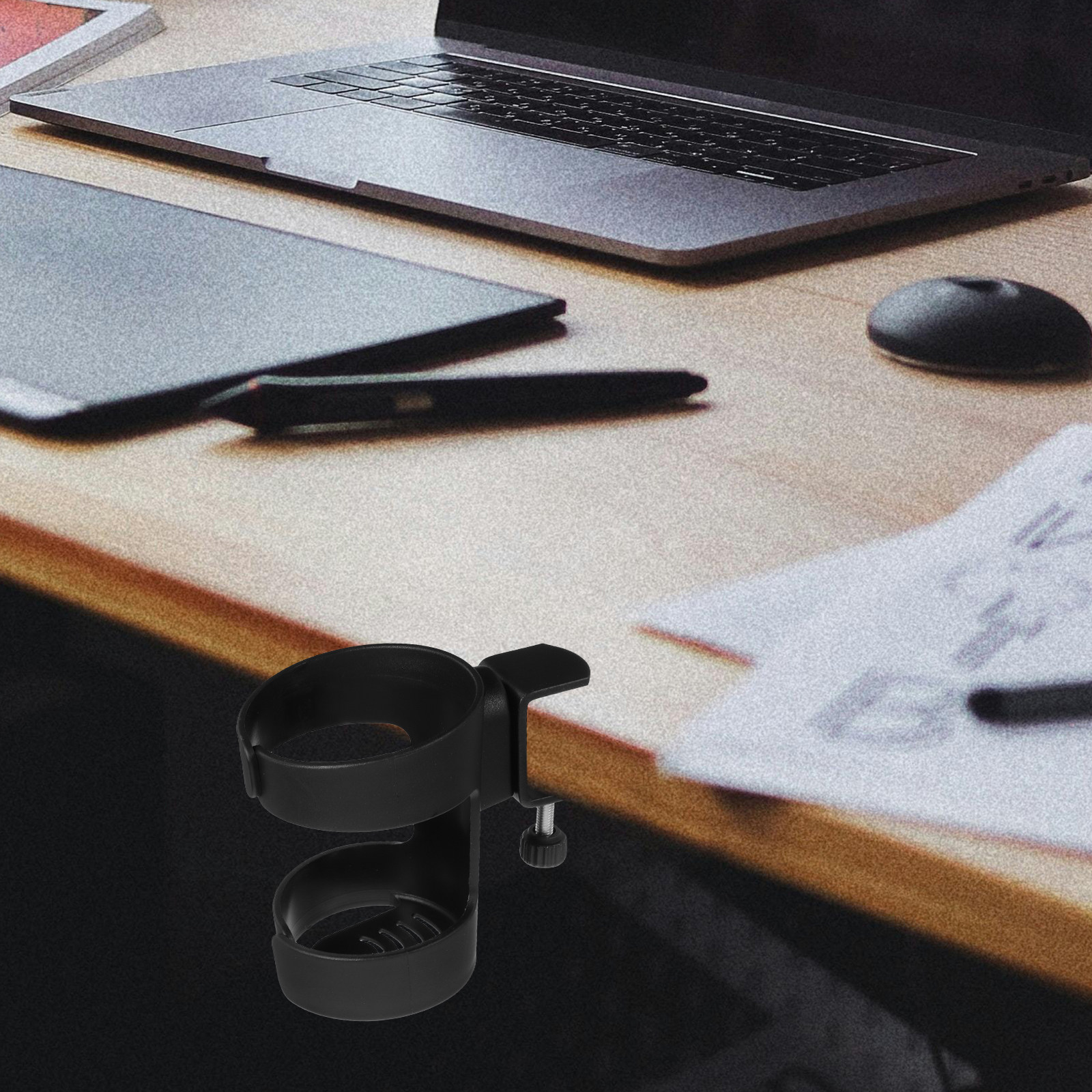 Desk Cup Holder Clamp Adjustab - Desk Setup For Office reseña y precio