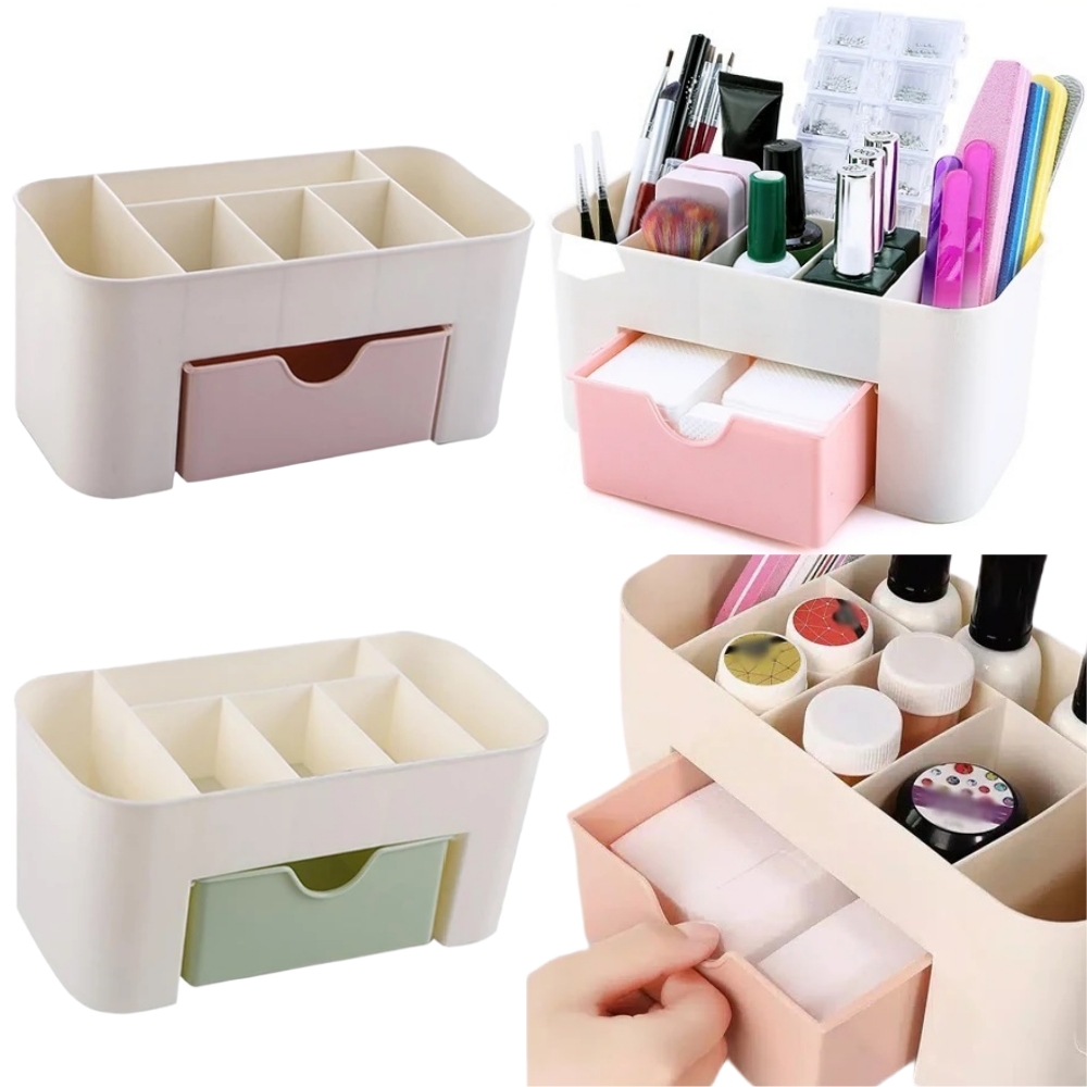 Nail Art Organizer Desktop Dra - Desk Setup Organization reseña y precio