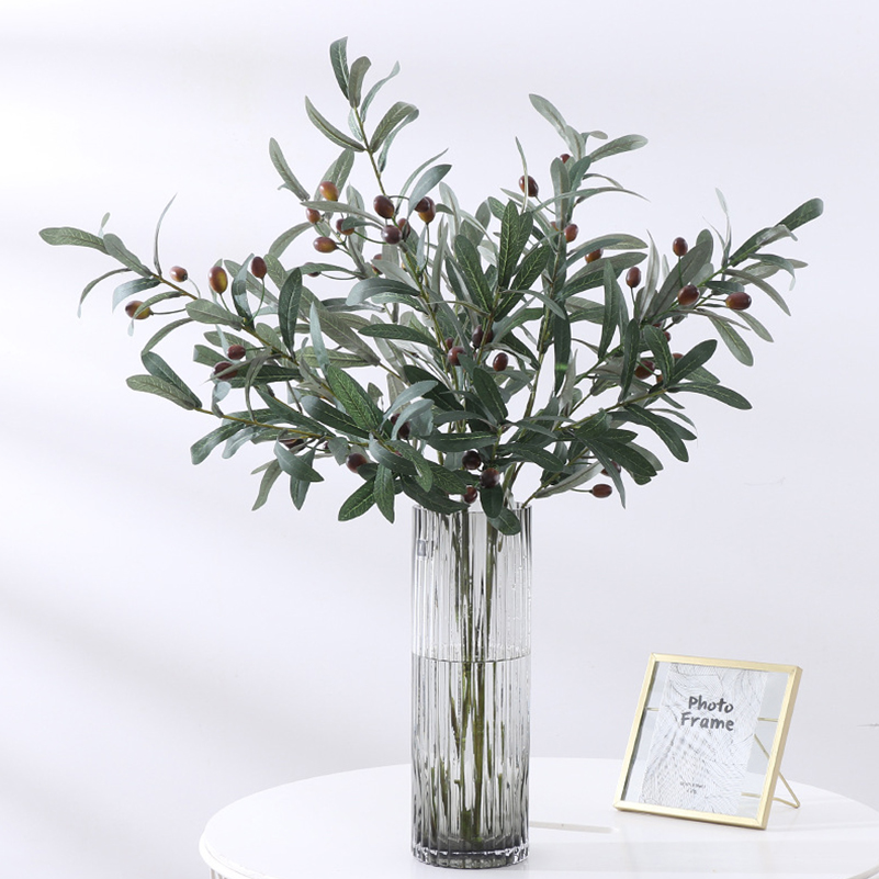 Artificial Plants Olive Green  - Desk Setup Photo reseña y precio