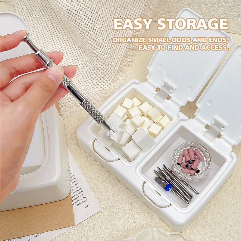 Nail Art Studio storage box or - Desk Setup Organization reseña y precio
