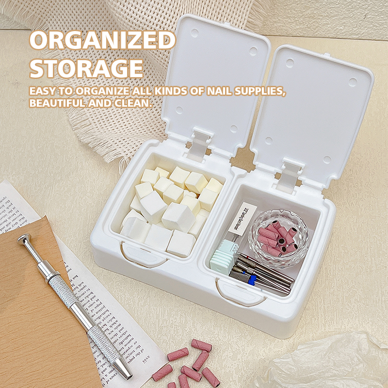 Nail Art Studio storage box or - Desk Setup Organization reseña y precio