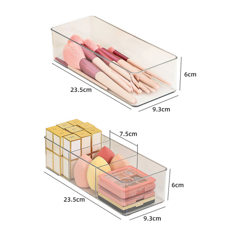 Acrylic Cosmetics Storage Box  - Desk Setup Organization reseña y precio