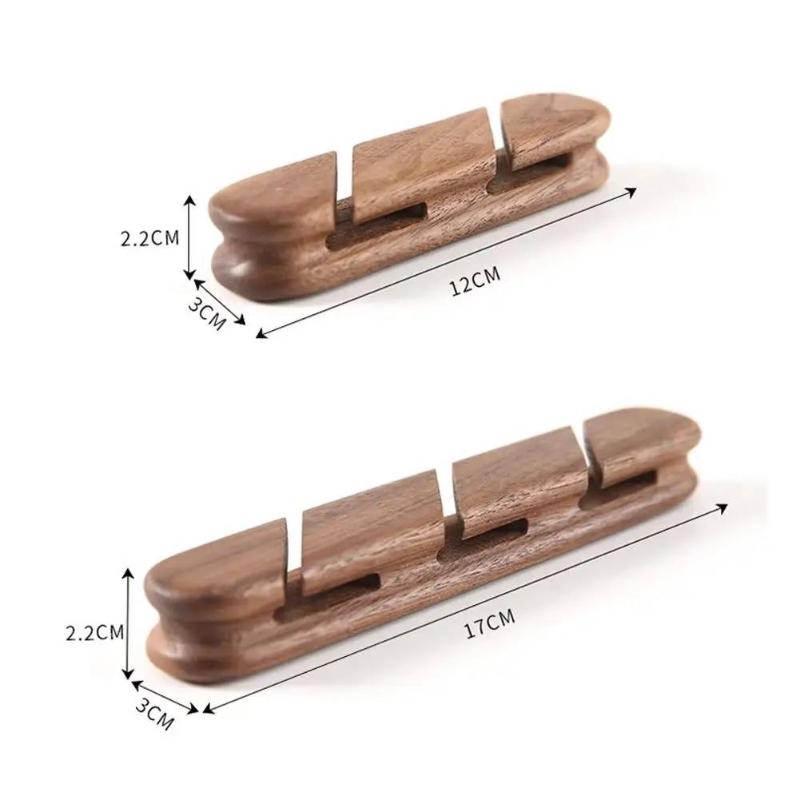 Solid Wood Cable Organizer Hol - Headphone Hook Under reseña y precio