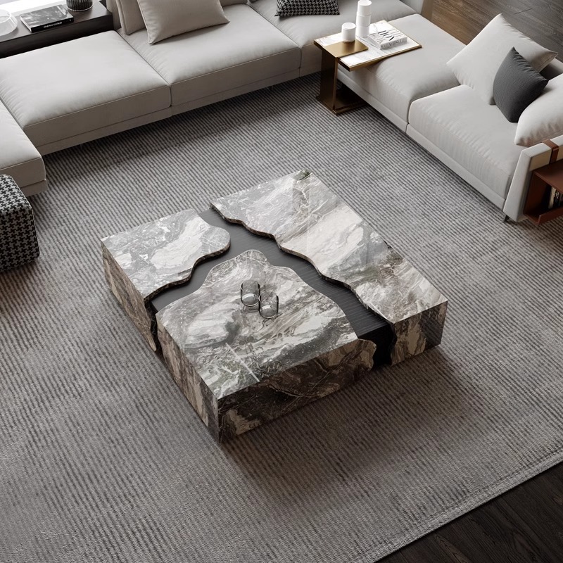 2025 Square Marble Coffee Tabl - Desk Setup Design reseña y precio