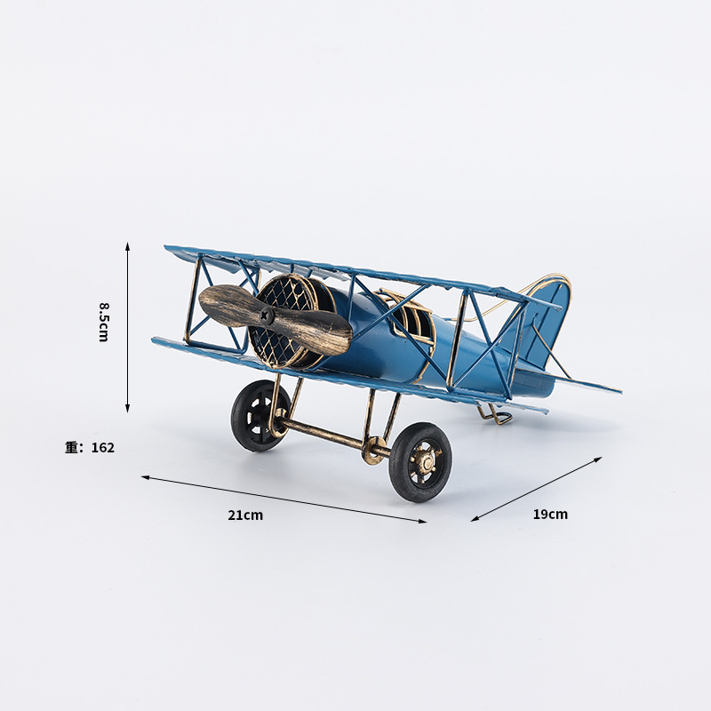 Retro Iron Metal Aircraft Mode - Desk Setup Photo reseña y precio
