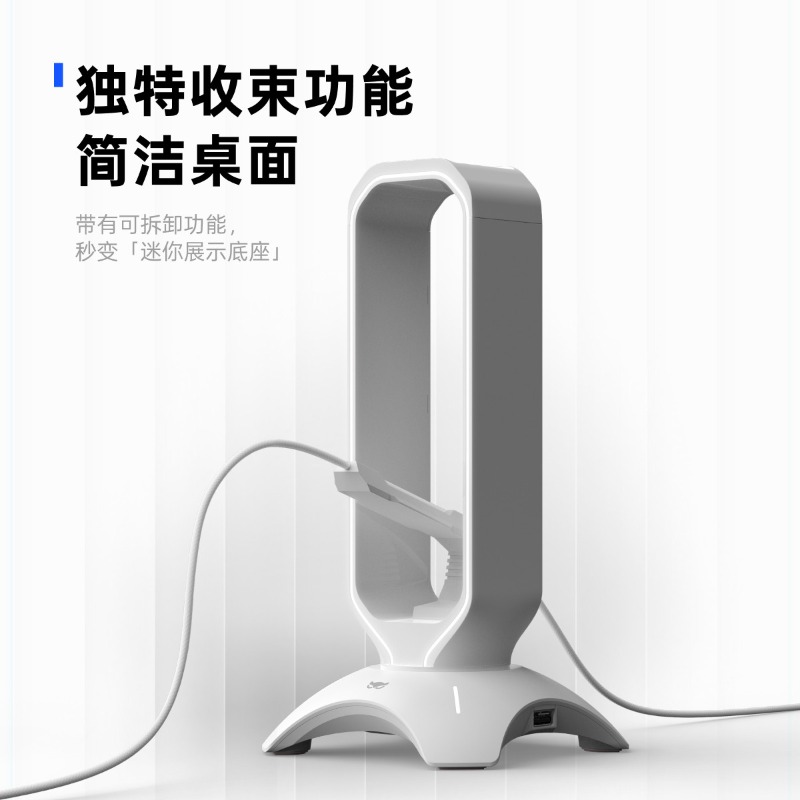 Waizowl RGB Headphone Stand Ga - Desk Setup Usb Hub reseña y precio