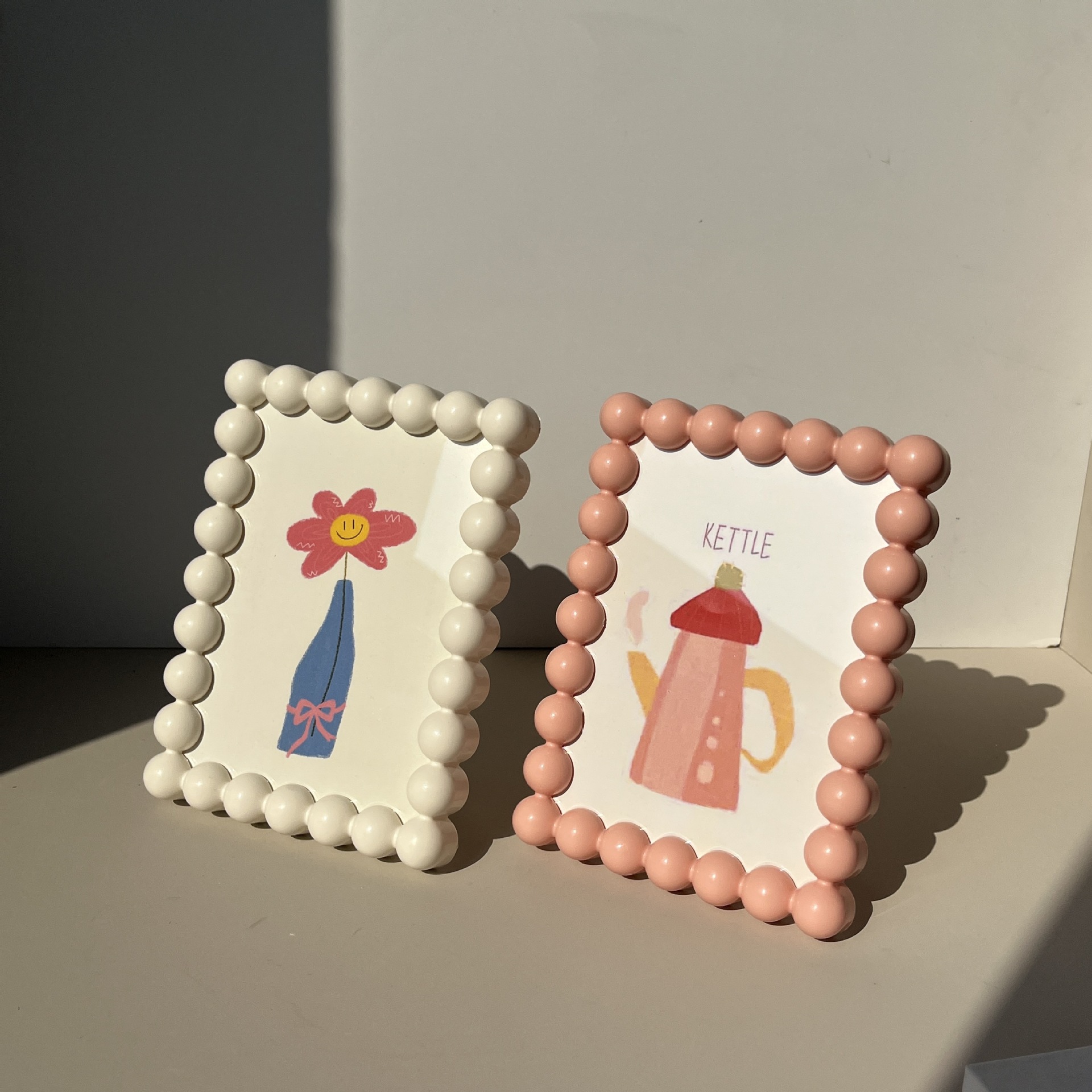 Cute Beaded Photo Frame Fun De - Desk Setup Photo reseña y precio