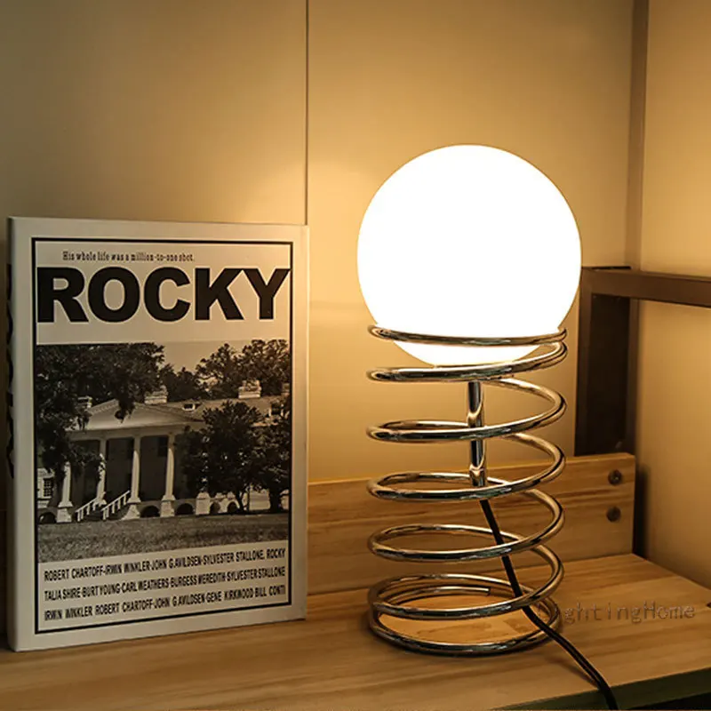 Ins Bauhaus Spring Table Lamp  - Desk Setup Vintage reseña y precio