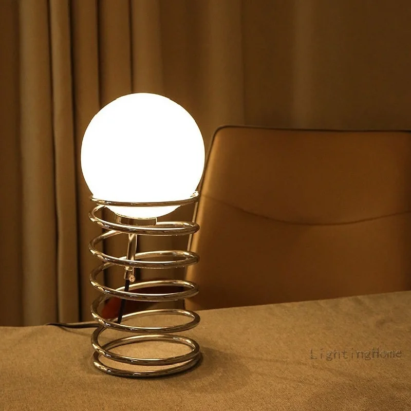 Ins Bauhaus Spring Table Lamp  - Desk Setup Vintage reseña y precio