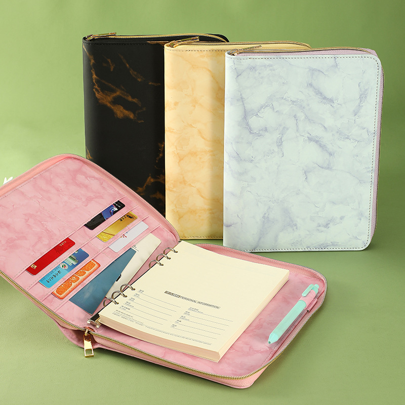 New A5 A6 Glossy Binder 6 Ring - Ring Binder Box reseña y precio