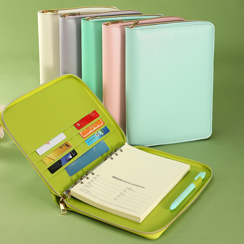 New A5 A6 Glossy Binder 6 Ring - Ring Binder Box reseña y precio